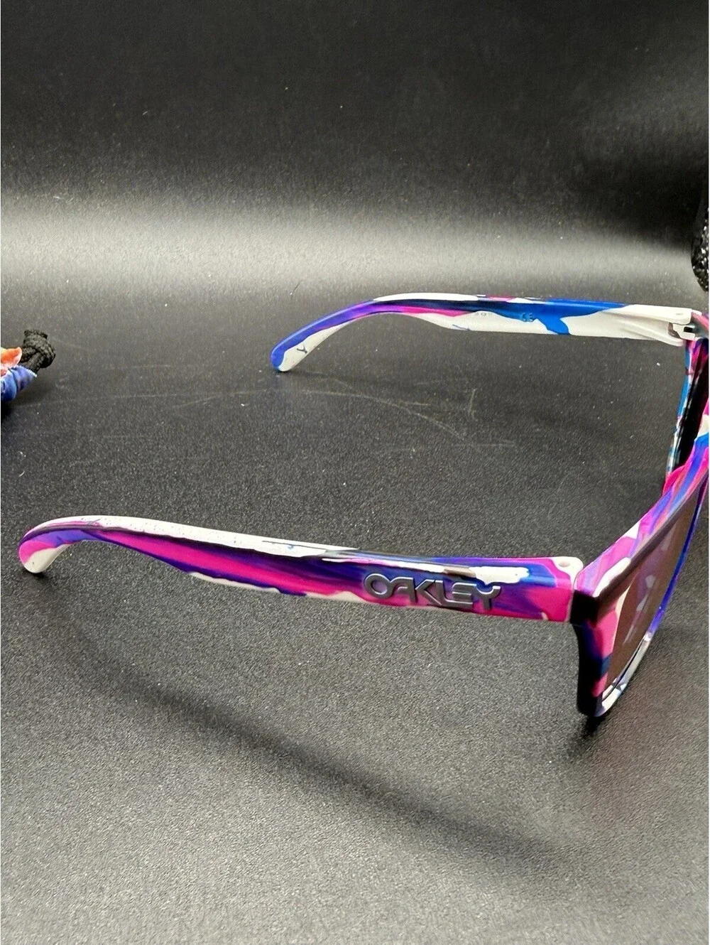 Rare Oakley Kokoro Frogskins Meguru Spin/ Prizm Black Iridium OO9013-J955